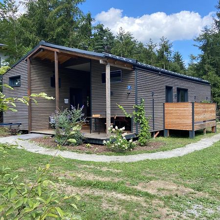 Modernes Tinyhouse Trailer Cabins Am Waldrand - Mit Seezugang Eging Exteriör bild