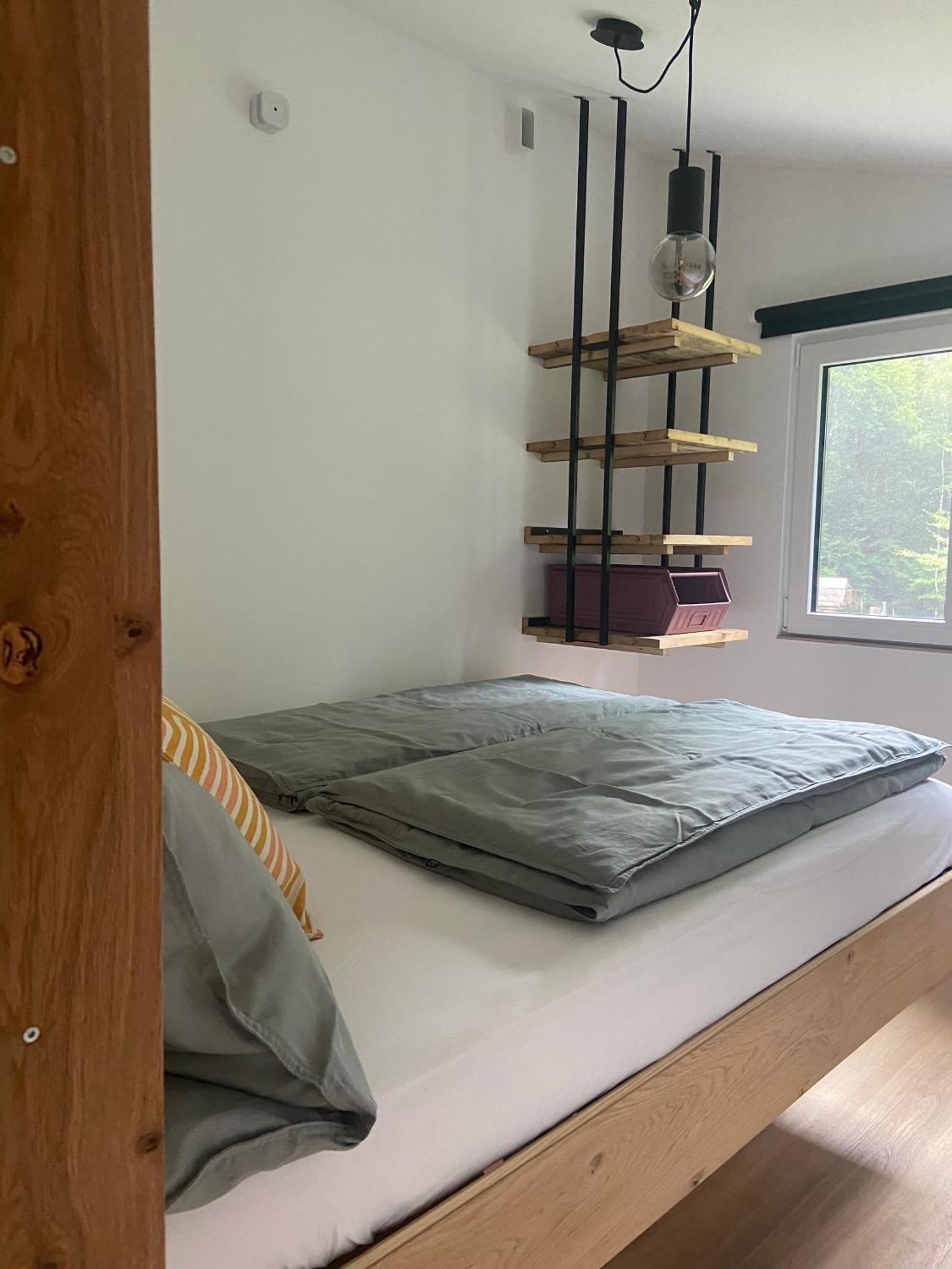 Modernes Tinyhouse Trailer Cabins Am Waldrand - Mit Seezugang Eging Exteriör bild